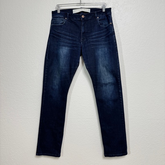 Barbell Apparel Other - Barbell Apparel Jeans Mens 32 Dark Wash Blue Slim Athletic Fit Stretch Denim